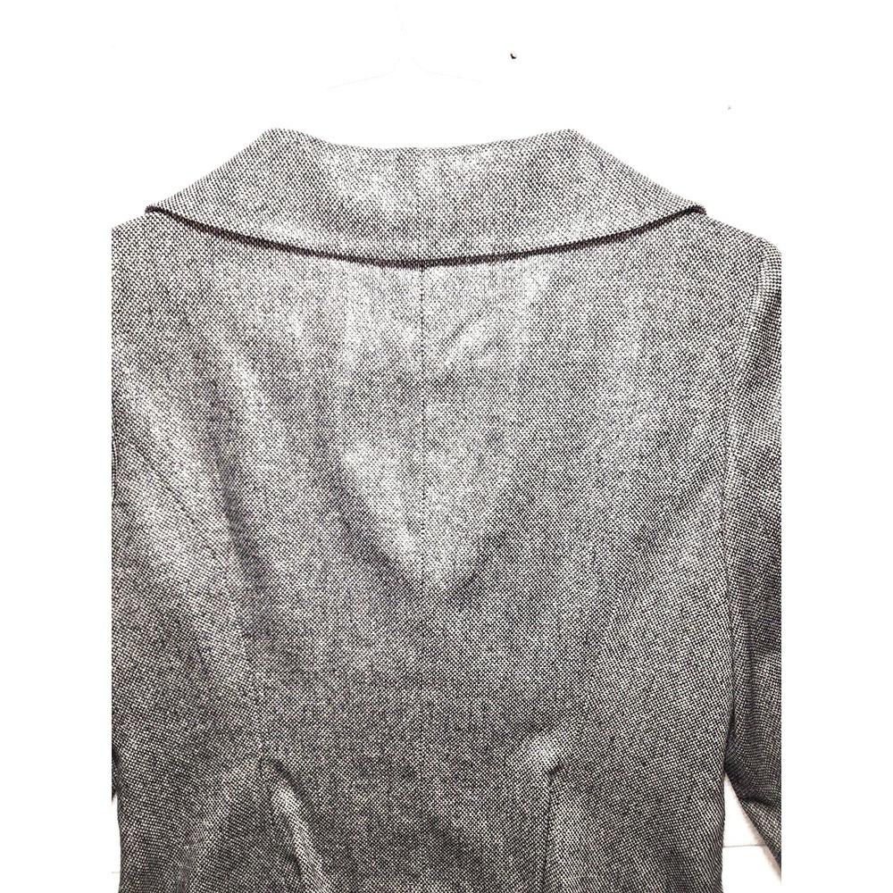 Ann Klein Suit Womens Size 12 Gray Two Button Jacket Blazer Work Career Formal - Picture 6 of 14